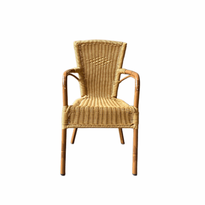 Gartensessel MACAO Bamboo Honig aus Polyrattan