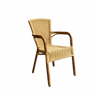 Gartensessel MACAO Bamboo Honig aus Polyrattan