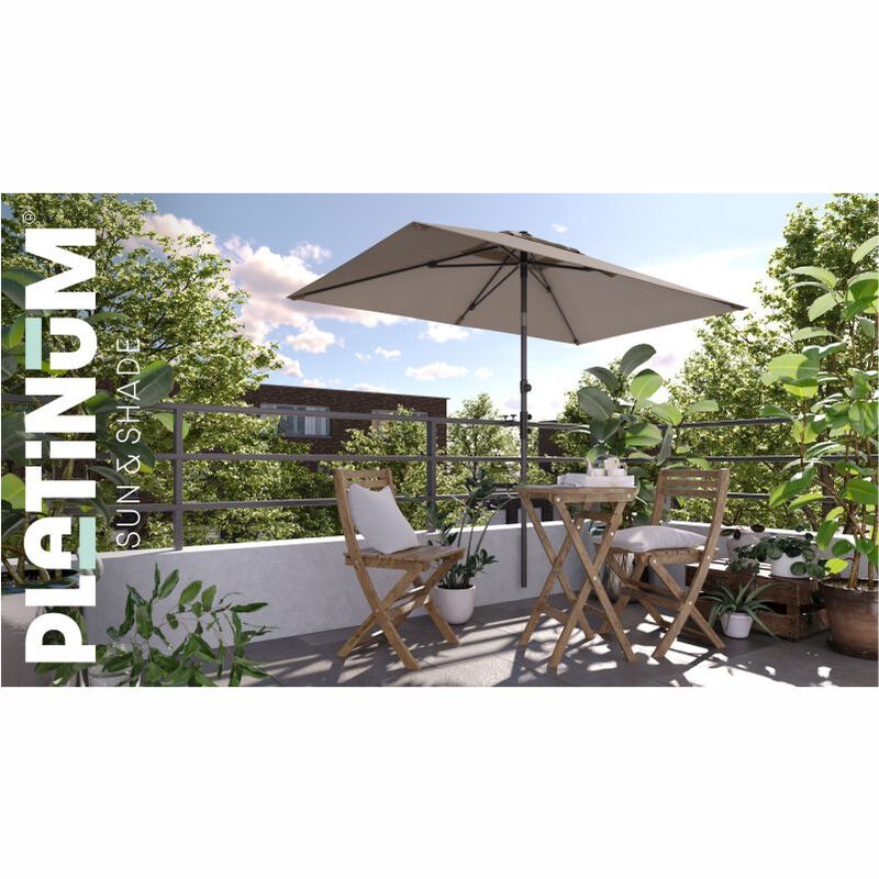Mittelstockschirm Platinum® Lisboa 210×150 cm – Bild 3