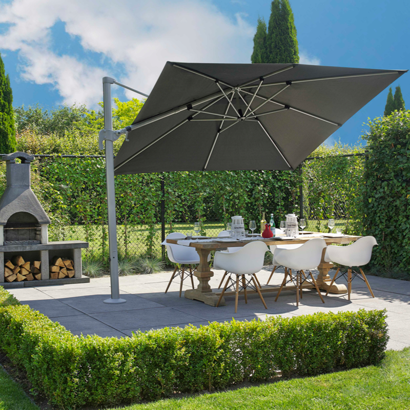 Ampelschirm Platinum® Challenger T² Glow 300×300 cm – Bild 6