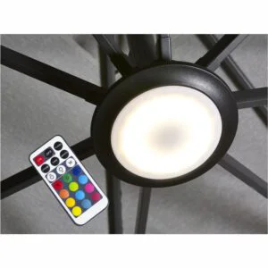 LED Licht für Mittelstockschirm Platinum mit Fernbedienung