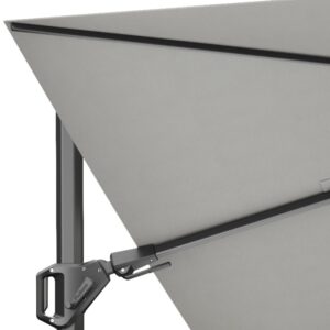 Platinum Challenger T² Ampelschirm mit anthrazitem Mast und Tuch in Manhattan