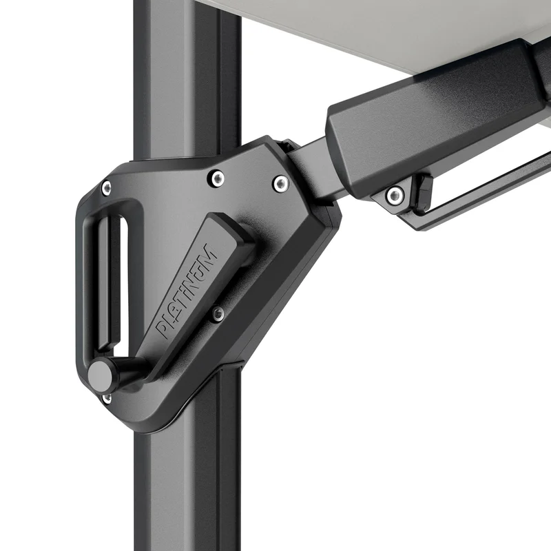 Aluminium-Druckgussgriff und Neigemechanismus des Platinum Challenger T² Anthrazit