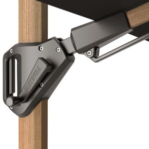 Aluminium-Druckgussgriff und Neigemechanismus des Platinum Challenger T² Teak-Anthrazit