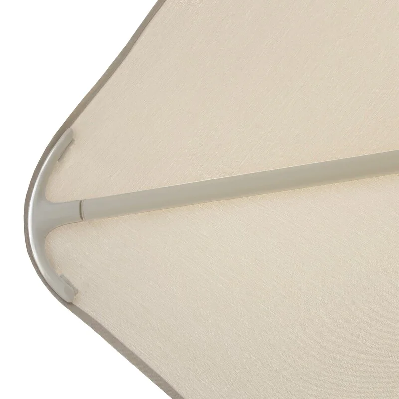Ampelschirm Platinum Nexus T2 Sandstone Champagne abgerundeter Schirmrand