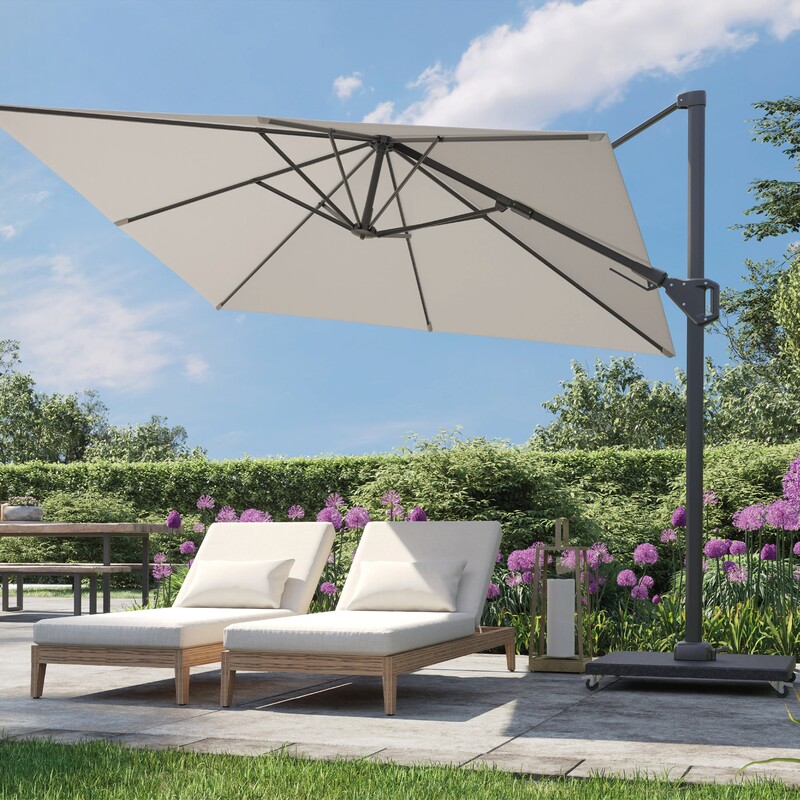 Ampelschirm Platinum® Challenger T² Glow 300×300 cm – Bild 7