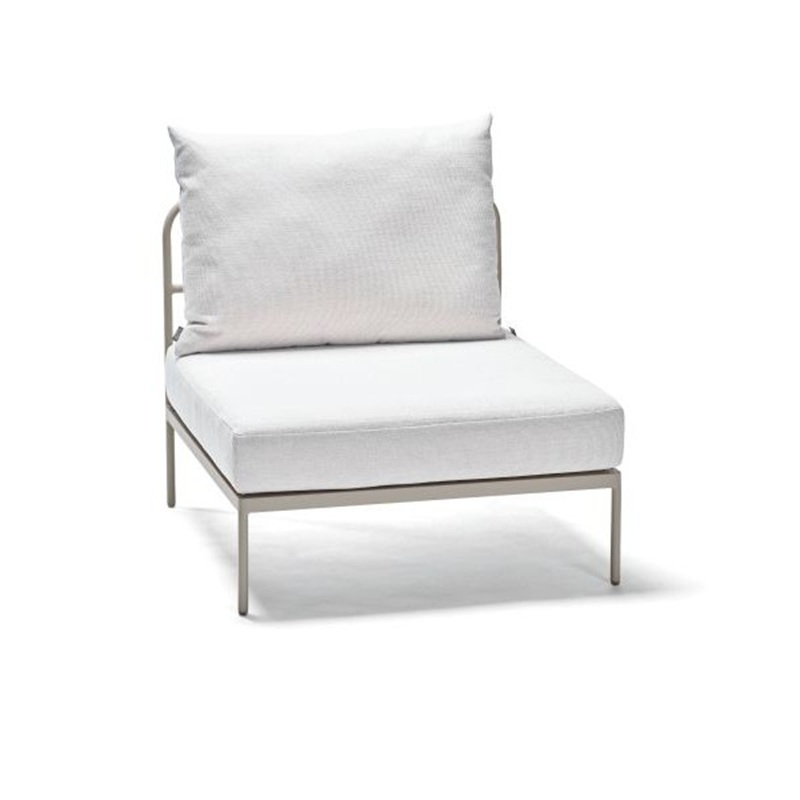 Loungemodul STERN® Coco Mittelelement Aluminium greige – Bild 4