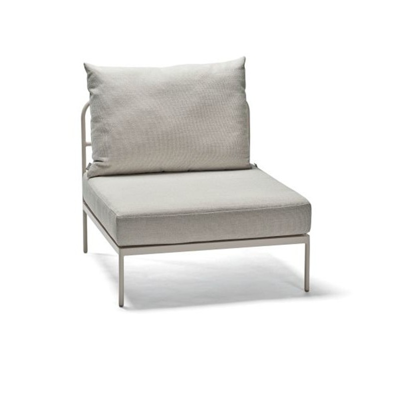 Loungemodul STERN® Coco Mittelelement Aluminium greige – Bild 6