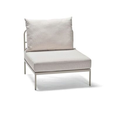 Loungemodul STERN® Coco Mittelelement Aluminium greige