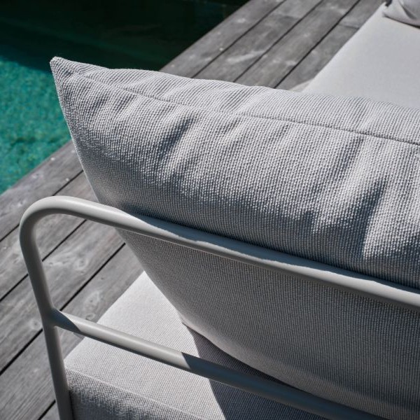 Loungemodul STERN® Coco Mittelelement Aluminium greige – Bild 19