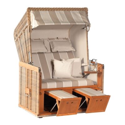 Strandkorb SonnenPartner® Konsul – Liegemodell, Zweisitzer